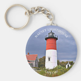 Nauset Lighthouse, Cape Cod Massachusetts Key Ring Sleutelhanger