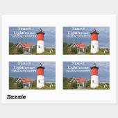Nauset Lighthouse, Cape Cod, Massachusetts Sticker (Vel)