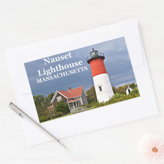 Nauset Lighthouse, Cape Cod, Massachusetts Sticker (Envelop)