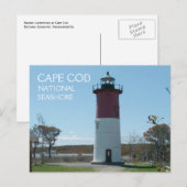 Nauset Lighthouse, Cape Cod National Seashore Briefkaart (Voorkant / Achterkant)