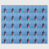 Nauset Lighthouse Dated Family Cape Cod Nautical Cadeaupapier (Vlak)