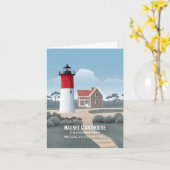 Nauset Lighthouse Kaart (Gele Bloem)
