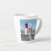 Nauset Lighthouse Latte Mok (Rechterhoek)