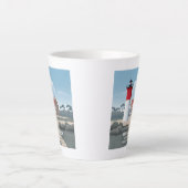 Nauset Lighthouse Latte Mok (Voorkant)