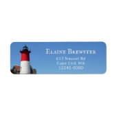 Nauset Lighthouse Return Address Label (Voorkant)