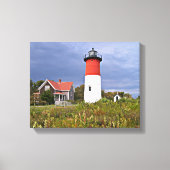 Nauset Vuurtoren, Cape Cod Mass Canvas Print (Voorkant)