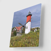 Nauset-vuurtoren, Kaap Kabeljauw Mass Square-wandk Vierkante Klok (Hoek)