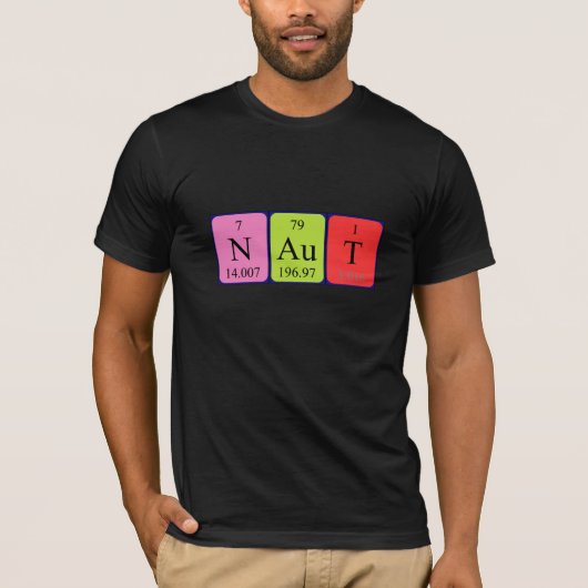 Naut periodiek shirt van de lijstnaam (Voorkant)