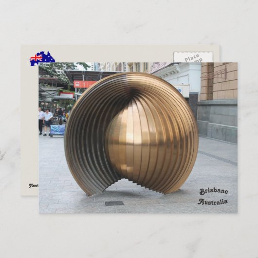 Nautalis Shell Sculpture, Brisbane, Australië Briefkaart (Voorkant / Achterkant)