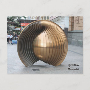 Nautalis Shell Sculpture, Brisbane, Australië Briefkaart