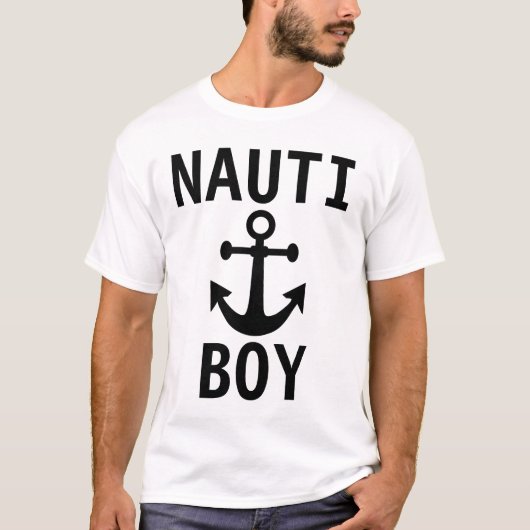 NAUTI BOY NAUTICAL BOATER t-shirts (Voorkant)