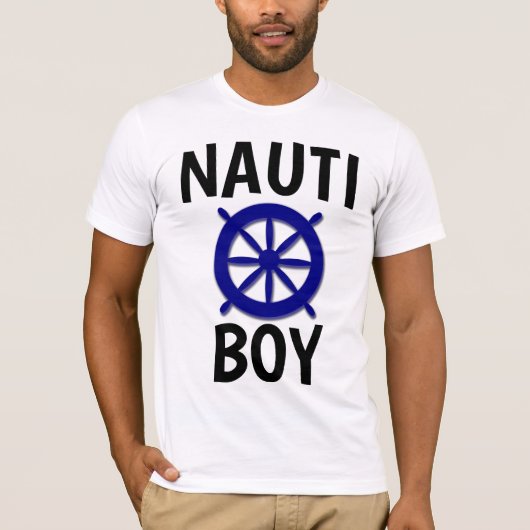 NAUTI BOY NAUTICAL MANNEN T-Shirts (Voorkant)