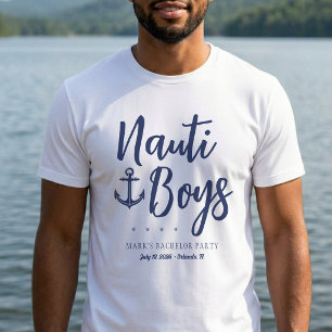 Nauti Boys Anker Zeevaart Bachelor Party T-shirt