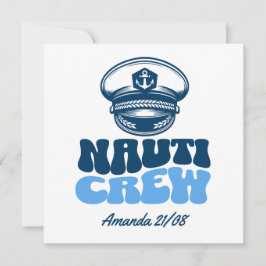nauti crew retro blue kaart