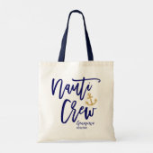 Nauti Crew | Zeebrugd meisje Tote Bag (Achterkant)
