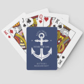 Nauti Dingen Voor de Ring Anker Bachelorfeest Pokerkaarten (Achterkant)
