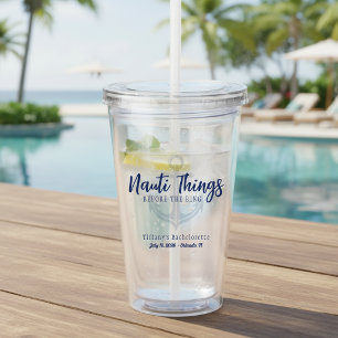 Nauti Dingen Voor de Ring Anker Vrijgezellenfeest Acryl Drinkbeker