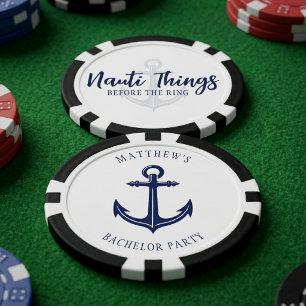 Nauti Dingen Voor de Ring Anker Vrijgezellenfeest Poker Chips