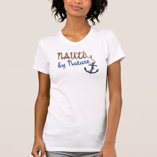 Nauti door Natuur t-shirt met een zeeschip (Voorkant)