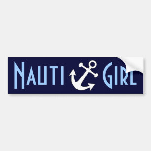 Nauti Girl Bumpersticker