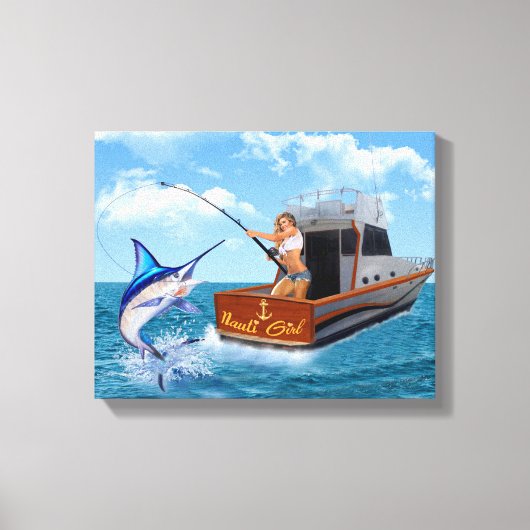 NAUTI GIRL CANVAS AFDRUK (Voorkant)