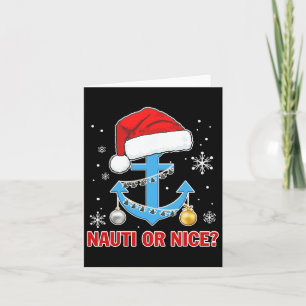 Nauti Naugty of Nice Santa Xmas Cruise Boating Sai Kaart