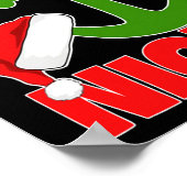 Nauti Naugty of Nice Santa Xmas Cruise Boating Sai Poster (Hoek)