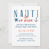 Nauti of leuk nautisch kerstfeest kaart (Voorkant)