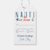 Nauti of Nice Coastal Christmas Cadeaulabel (Voorkant)