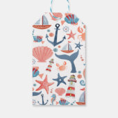 Nauti of Nice Coastal Christmas Cadeaulabel (Achterkant)