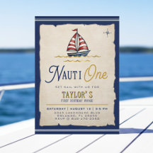 Nauti One Zeilboot 1e Verjaardagsfeestje