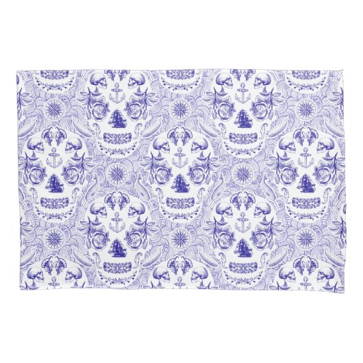 Nauti Skull Kussensloop (Voorkant)