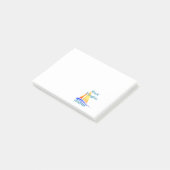 Nauti Thoughts Nautical Sailboat Post-it® Notes (Schuin)