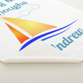 Nauti Thoughts Nautical Sailboat Sherpa Deken (3/4)