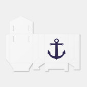Nautial Anker Marine Blauw Bruiloft Favor Dozen Bedankdoosjes (Uitgevouwen)