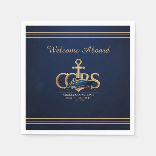 Nautica CCBS Merch.nl Napkin Servet (Voorkant)