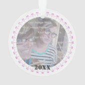 Nautical 2-Sided Fort Pierce Florida Commemorative Ornament (achterkant)