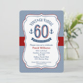 Nautical 60th Birthday Kaart (Staand voorkant)