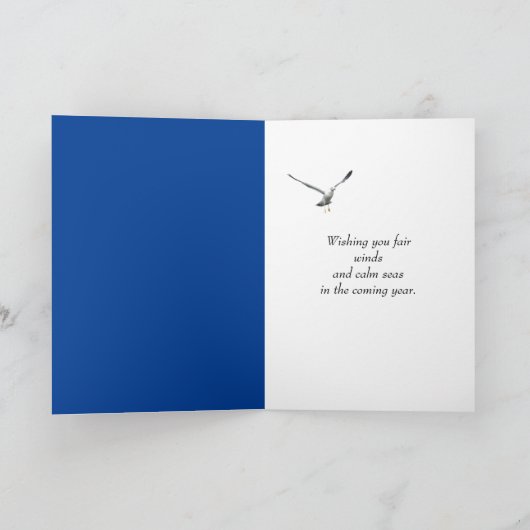 Nautical 60th Birthday Kaart (Binnen)