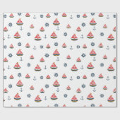 Nautical Adventure Wrapping Paper Cadeaupapier (Vlak)