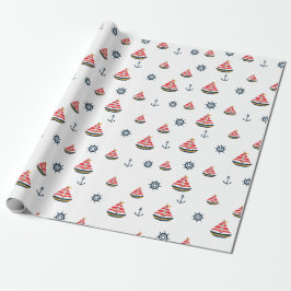 Nautical Adventure Wrapping Paper Cadeaupapier