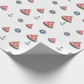 Nautical Adventure Wrapping Paper Cadeaupapier (Hoek)