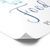 Nautical Ahoy Baby shower Food Poster (Hoek)