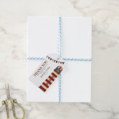Nautical Ahoy! Het Baby shower van een jongen beda Cadeaulabel (Met Touw)