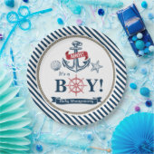 Nautical Ahoy Het is een Baby shower Bord (Feest)