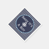 Nautical Ahoy Het is een Baby shower Napkins Servet (Hoek)