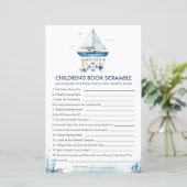 Nautical Ahoy Het is een Boek van een jongen Kinde (Staand voorkant)