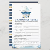 Nautical Ahoy Het is een Boek van een jongen Kinde (Voorkant / Achterkant)