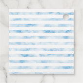 Nautical Ahoy Het is een Boy Baby shower Bedankjes Labels (Achterkant)