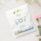 Nautical Ahoy Het is een Boy Baby shower Bedankzakje (Gezegeld)